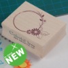 wooden rubber stamp