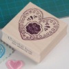 new style novelty wooden seal rubber stamp ZT0149