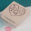 new style novelty wooden seal rubber stampZT0153