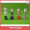 Wooden animal puppet