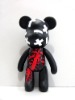 crocheted puppet,glove puppet with book,handicraft