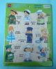 Educational children toy paper puzzle