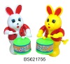 Wholesale Wind up rabbit play the drum