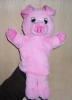 Plush Pig Hand Puppet toy -08254