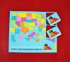 Wholesale African pattern customized promotional gifts jigsaw puzzle/magnetic puzzle