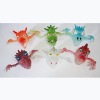 6 designed mixed PVC animal finger puppet