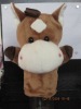 Wholesale plush toy hand puppet horse