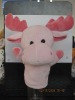 Wholesale plush toy hand puppet reindeer