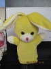 Wholesale plush toy hand puppet rabbit