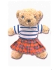 Wholesale Mini Plush Teddy Bear With Key Chain T Shirt And Skirt