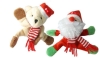 Wholesale Mini Plush Magnet Christmas Bear And Santa