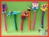 Wholesale funny eva animal flexible pen pencil for children