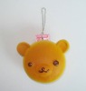 Wholesale pu stress toys with keychain