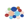 Wholesale Multi color frost flat glass gem