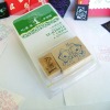 Wholesale rubber wooden stamp set
