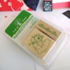 Wholesale rubber wooden stamp set