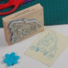 Wholesale Wood Rubber Christmas Stamp