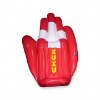 Inflatable cheering hands
