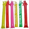 football fans cheer stick
