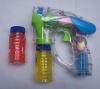 transparent lightup LED bubble gun with sound