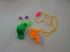 Plastic Whistle with safe lock