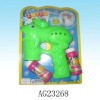 Wholesale Plastic b/o bubble blowing gun w/ music&light