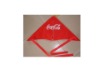 Wholesale red colour delta kite with printing