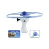Light flying saucer toy