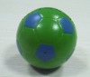 Wholesale 2011 promotional 5cm green PU Stress Football