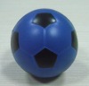 Wholesale 2011 new design blue 5cm PU Stress Football (with any logo)
