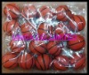 Wholesale PU basketball with keychain