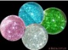 Wholesale glitter bouncing ball with LED and water inside