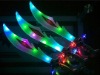 Wholesale new design lighting up flashing plastic sword with music