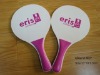 Wholesale wooden beach racket set