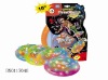 Wholesale 10" plastic flying disk toys,kid frisbee game w/ light