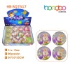 Wholesale high bouncy TPU Rabbit led water ball with glitter inside