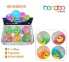 Wholesale high bouncy TPU small smile water ball with led and glitter inside