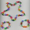 Wholesale Interlink O Rings Silicone Bracelet and necklace