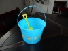 Wholesale plastic sand beach bucket set