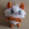 Wholesale cute stuffed cat keyring