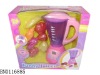Wholesale B/O LCD juicer W/accessories ,BATTERY OPERATED KITCHEN TOY