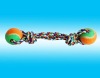 Wholesale Knoties Rope Dog Toys with Tennis Balls