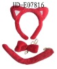 Wholesale Holiday dress up red cat