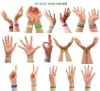 Wholesale Glow tattoo hollow silicone bracelet