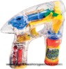 Wholesale flashing toy, flashing bubble gun