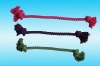 Long cotton rope pet toys