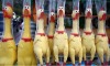 Wholesale BIG 18" SQUEAKY RUBBER CHICKEN Dog Toy/Gag Gift~FREE SH