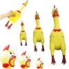 Wholesale 18" Squawkin Chicken Shrilling Screaming Rubber Dog Toy