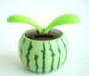 Wholesale office decoration flip flap solar power flower
