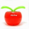 Wholesale automobile ornament flip flap solar power flower